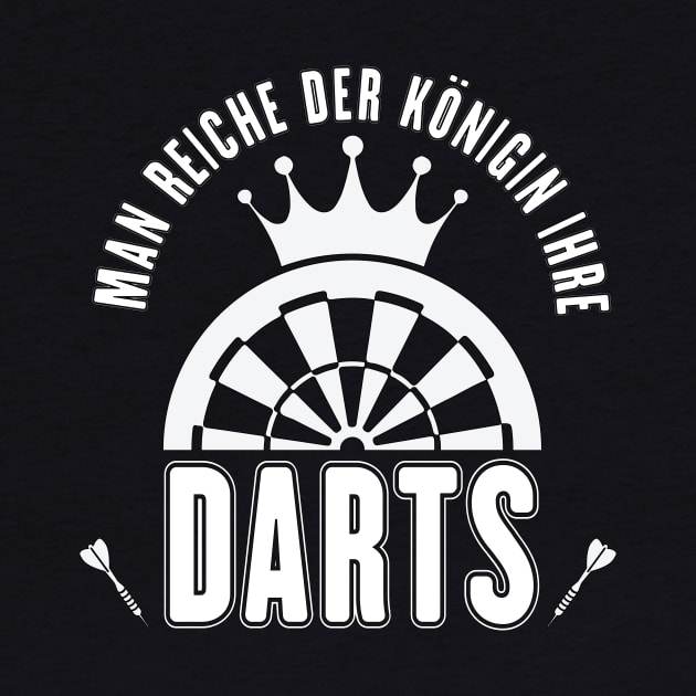 Darts Dartturnier Dart Queen Pfeil by Whiteblackfish 